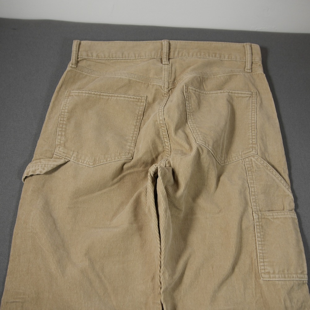 Gap 90s Loose Corduroy Carpenter Men Pants 33x30 Retro Cabin Academia Y2K - Picture 14 of 15